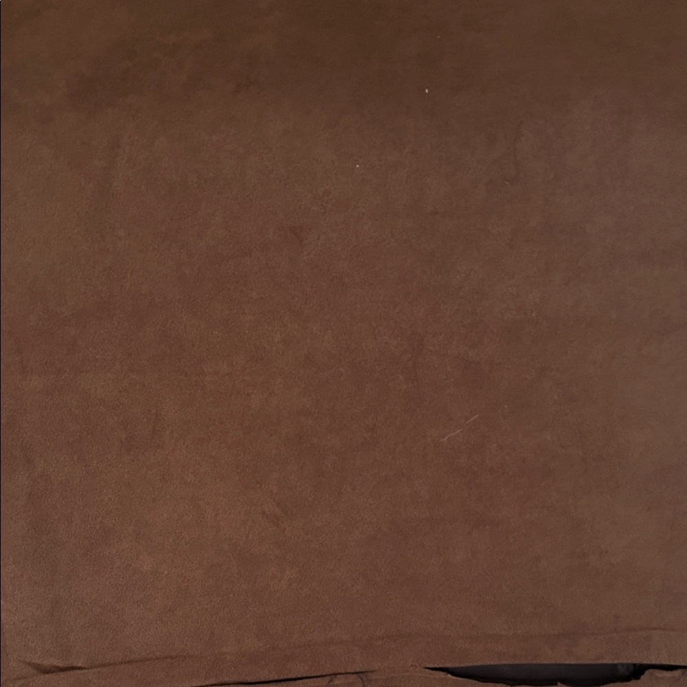 Brown faux Suede Fabric